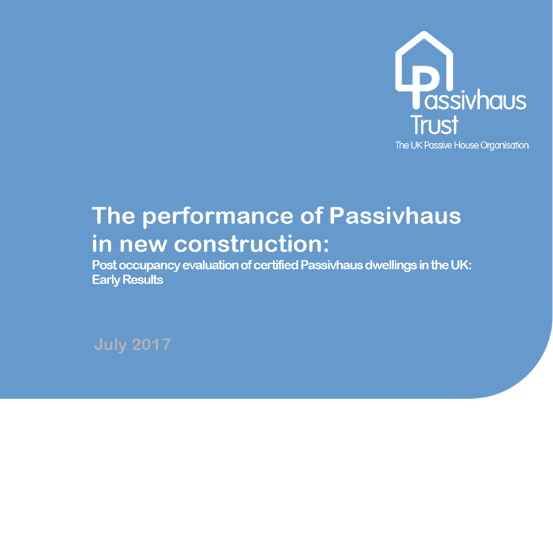 Post occupancy evaluation of certified Passivhaus homes in the UK