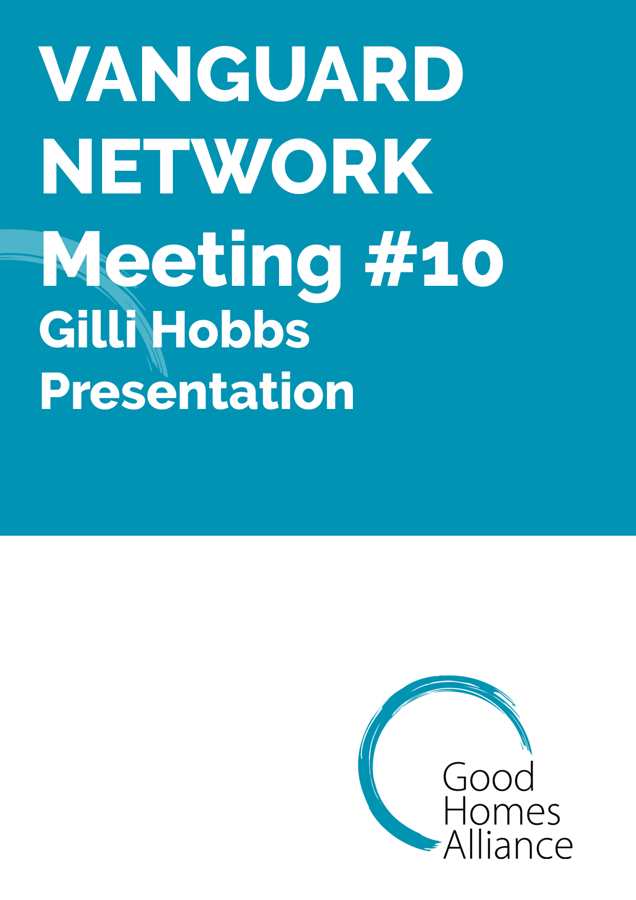 Vanguard Network meeting #10 - Gilli Hobbs presentation on circular economy